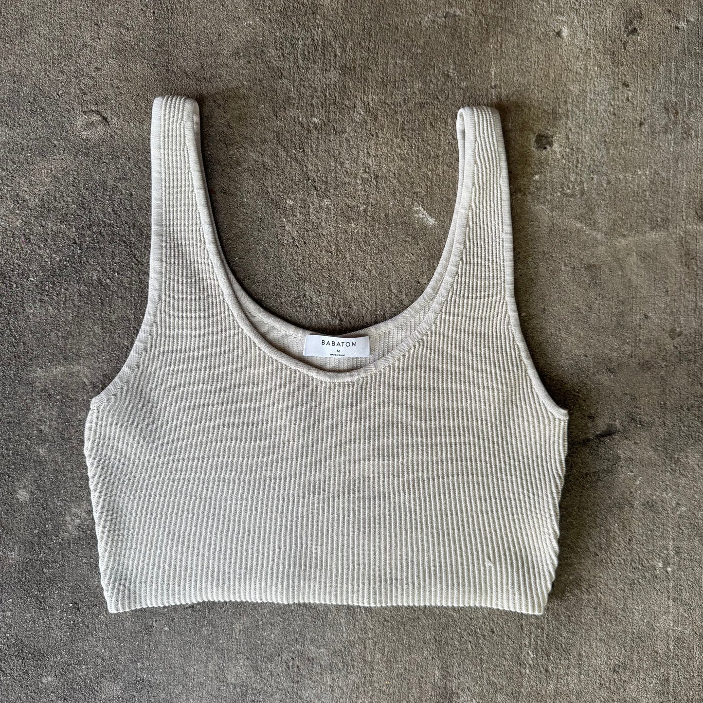 Aritzia Babaton Sculpt Knit Scoop Neck Tank