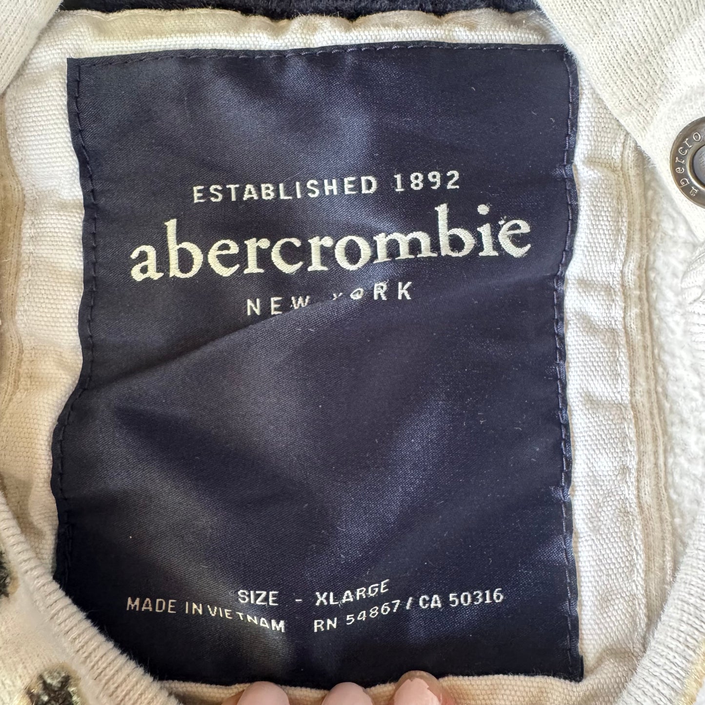 Y2K Abercrombie & Fitch Zip Up Hoodie