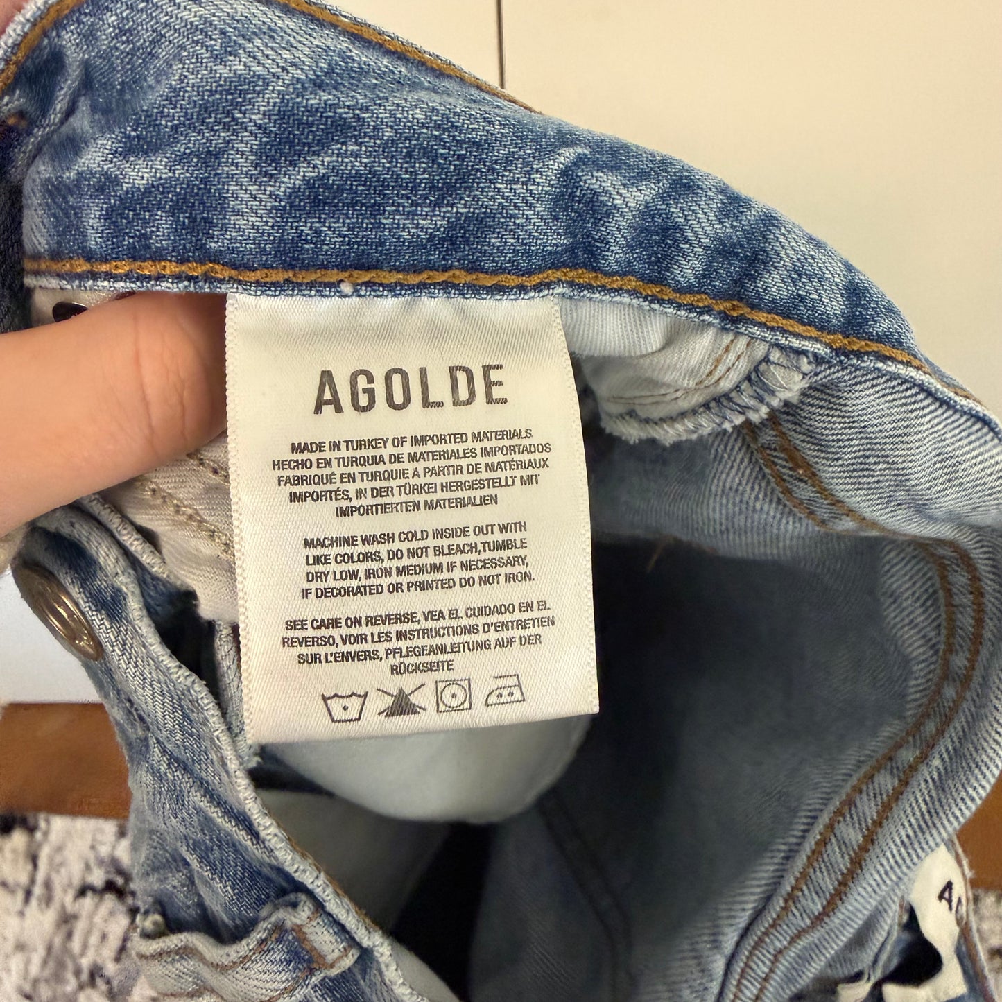 Agolde Jamie High Rise Classic Jean Spectator