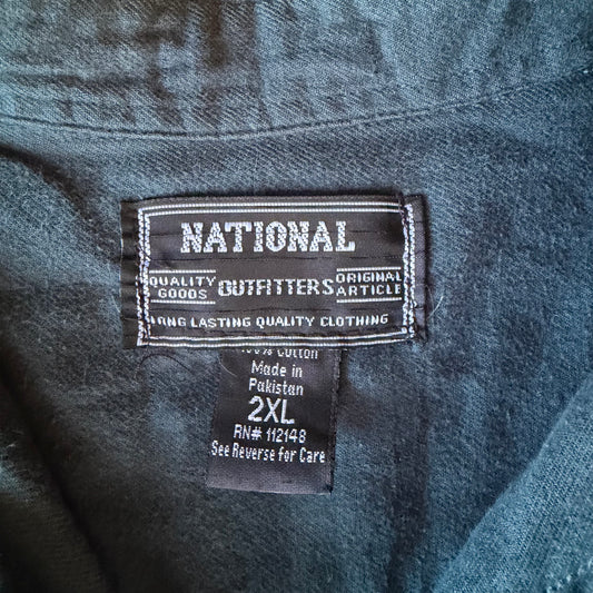 Forest Green Button Up