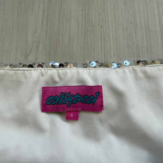 Edikted Sabrina Low Rise Sequin Mini Skirt