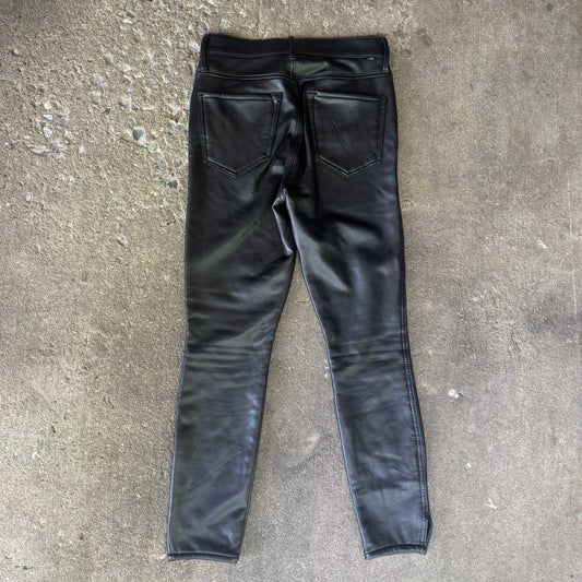 Mother Faux Leather Pants