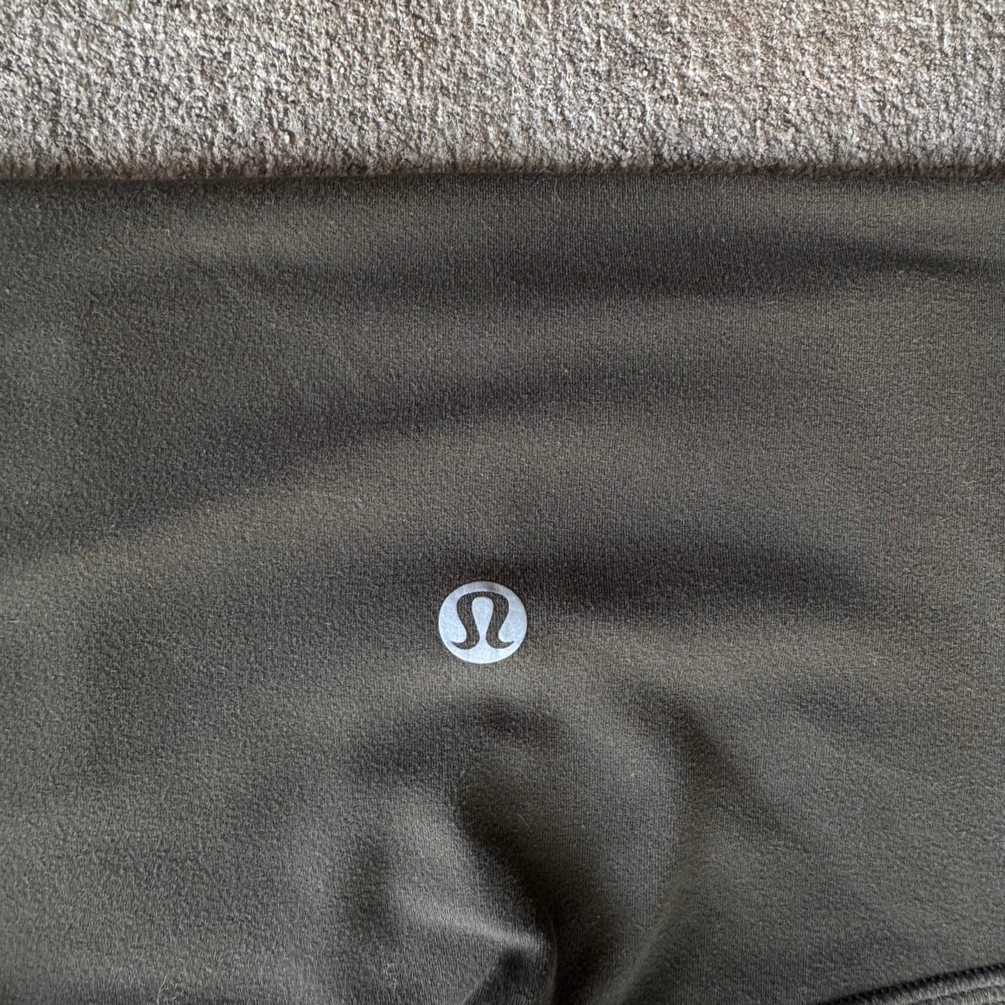 Army Green Lululemon Align Crop Leggings