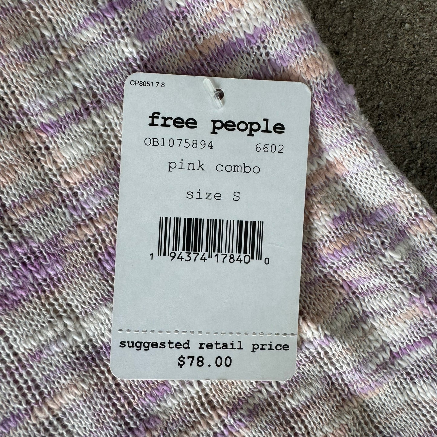 Free People Space Out Long Sleeve Knit Top