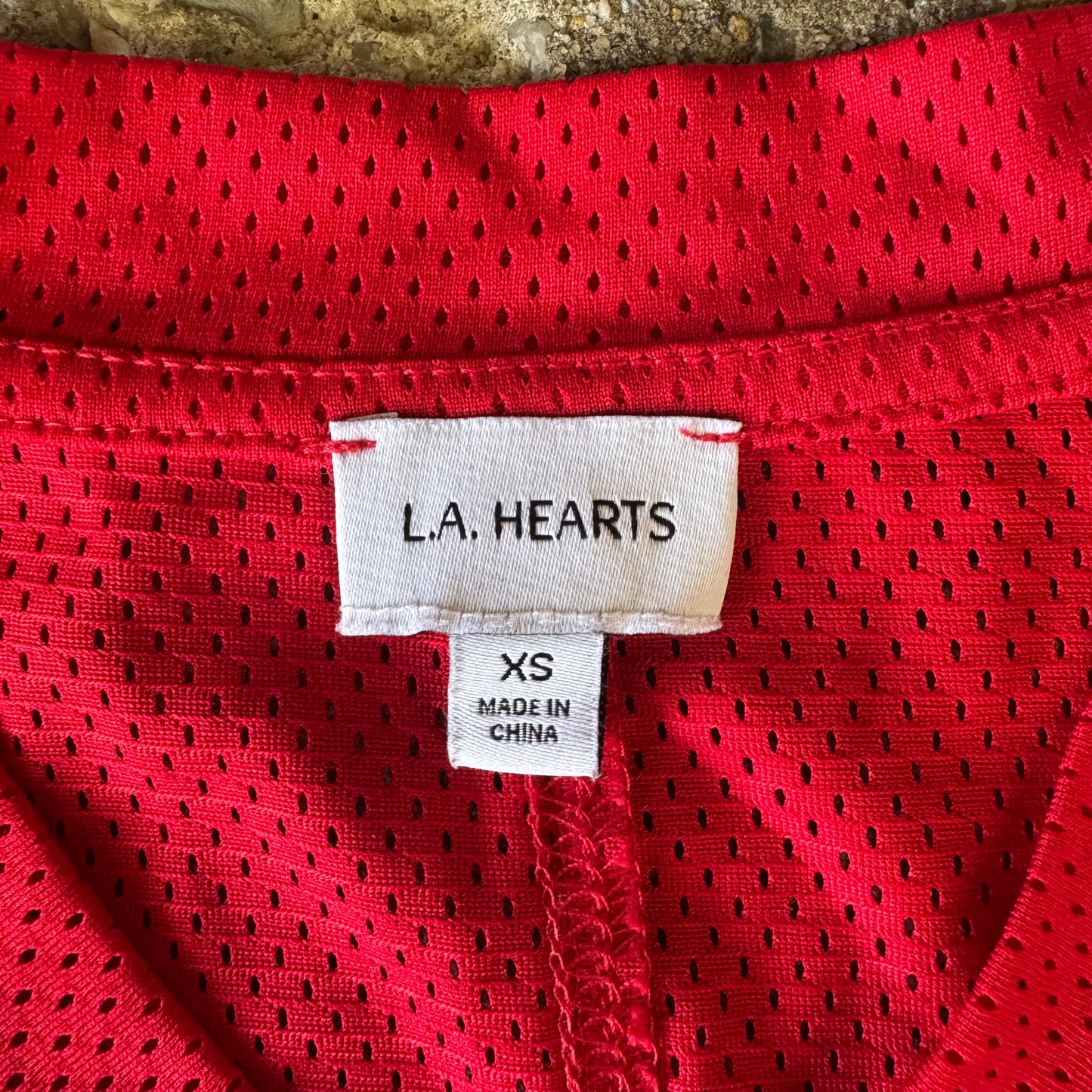 Cropped Jersey Mesh T-Shirt