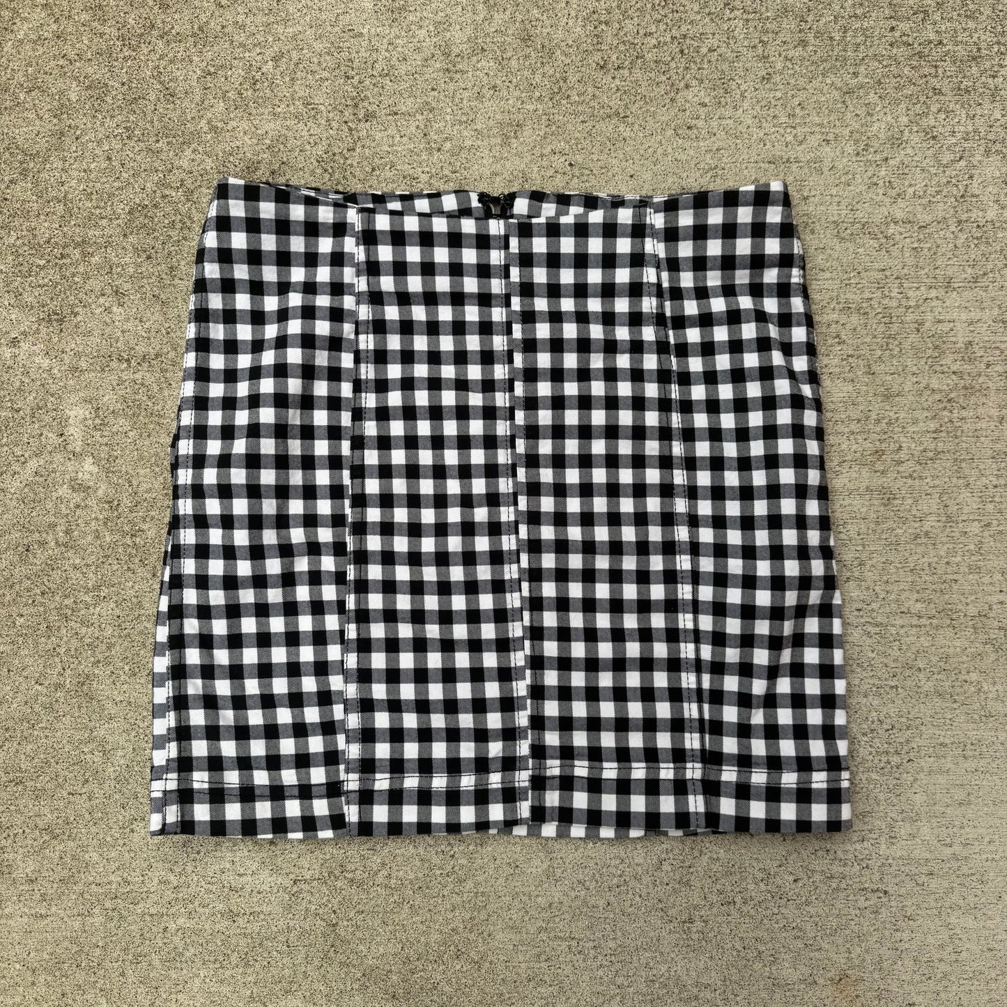 Free People Checkered Skirt