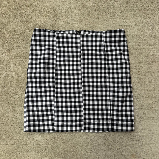 Free People Checkered Skirt