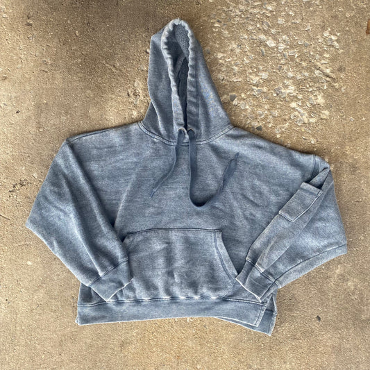 Vintage Havana Cropped Hoodie