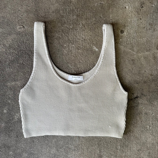 Aritzia Babaton Sculpt Knit Scoop Neck Tank