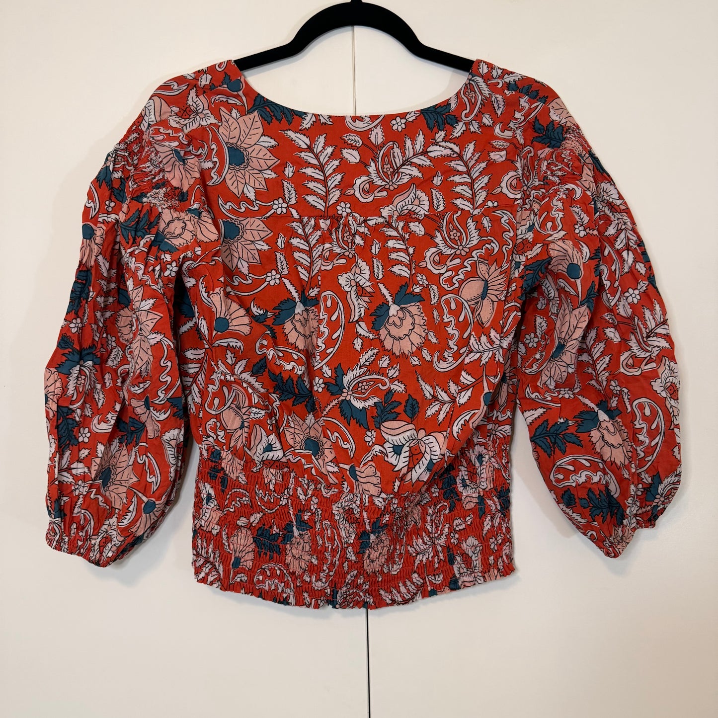 Maeve Odette Smocked Blouse