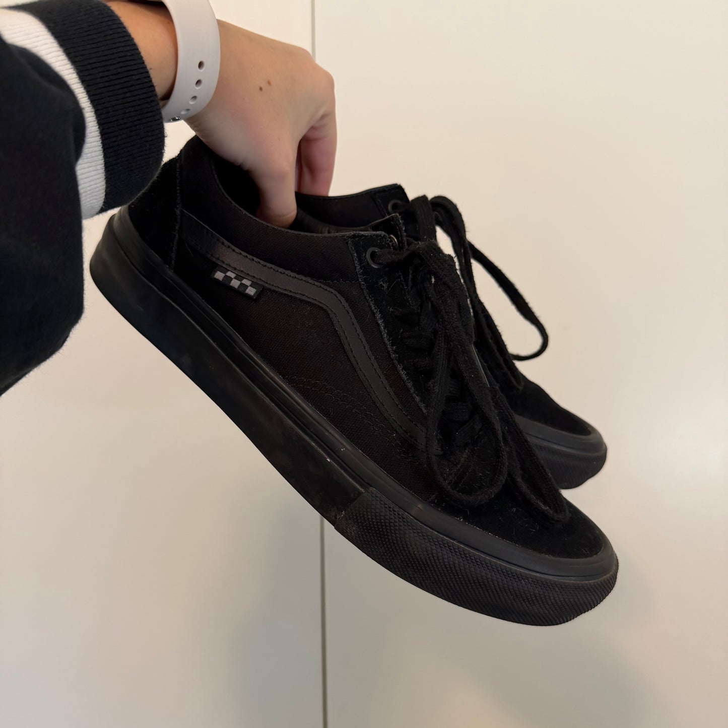 Vans Skate Old Skool Shoes Black on Black