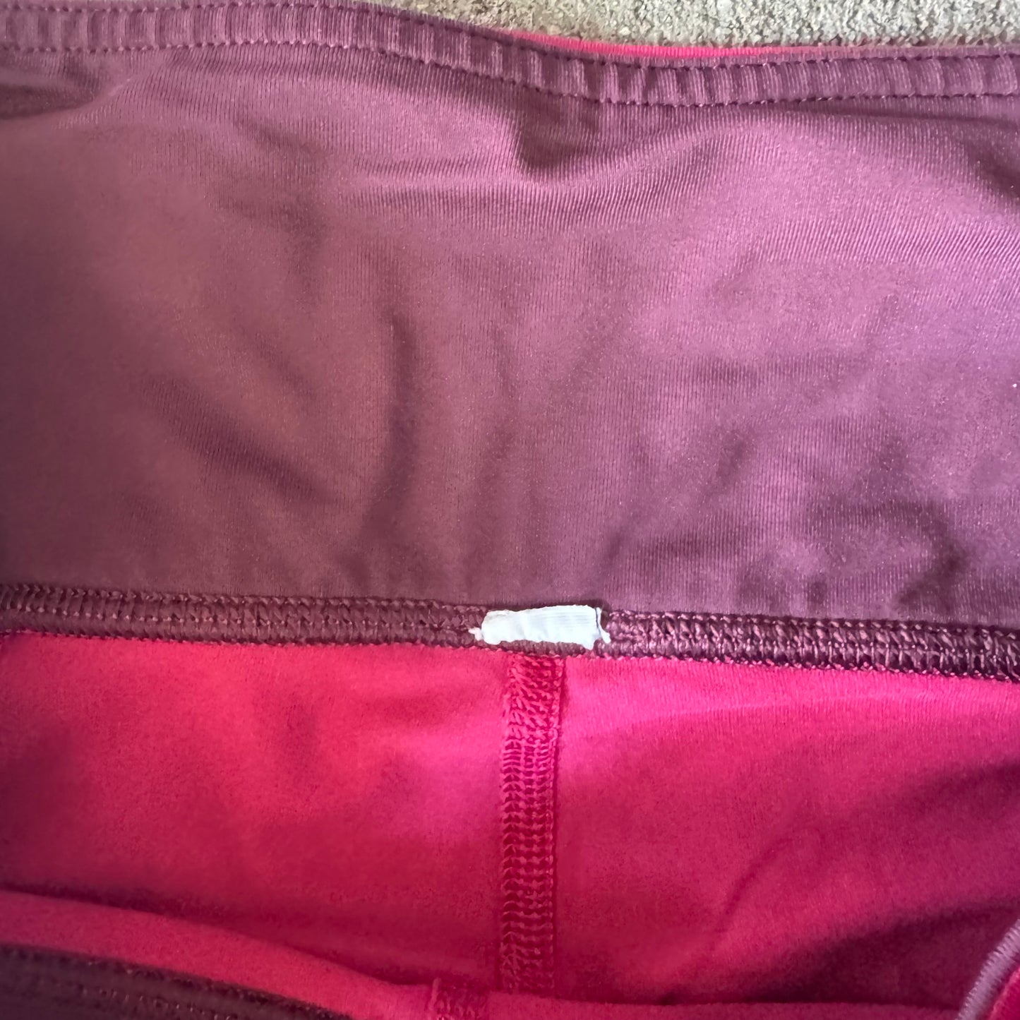 Lululemon Pace Rival Crop Leggings Berry Rumble