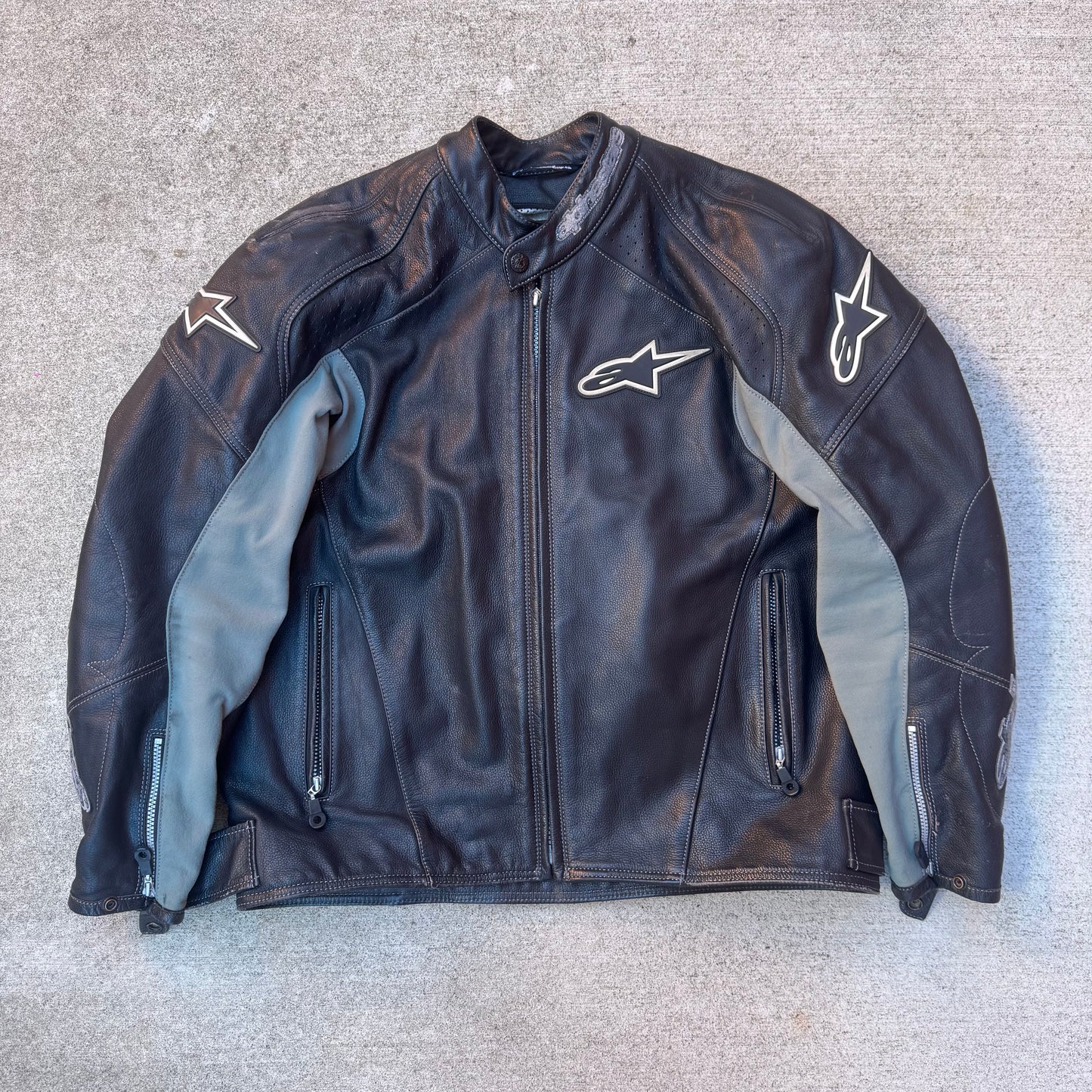 Alpinestars Leather Padded Jacket