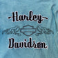 Harley Davidson Waffle Knit Hooded Long Sleeve