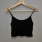 Black Brandy Melville Cropped Tank Top