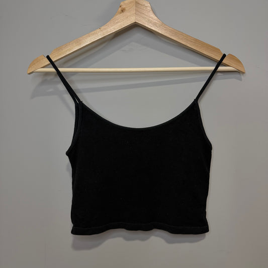 Black Brandy Melville Cropped Tank Top