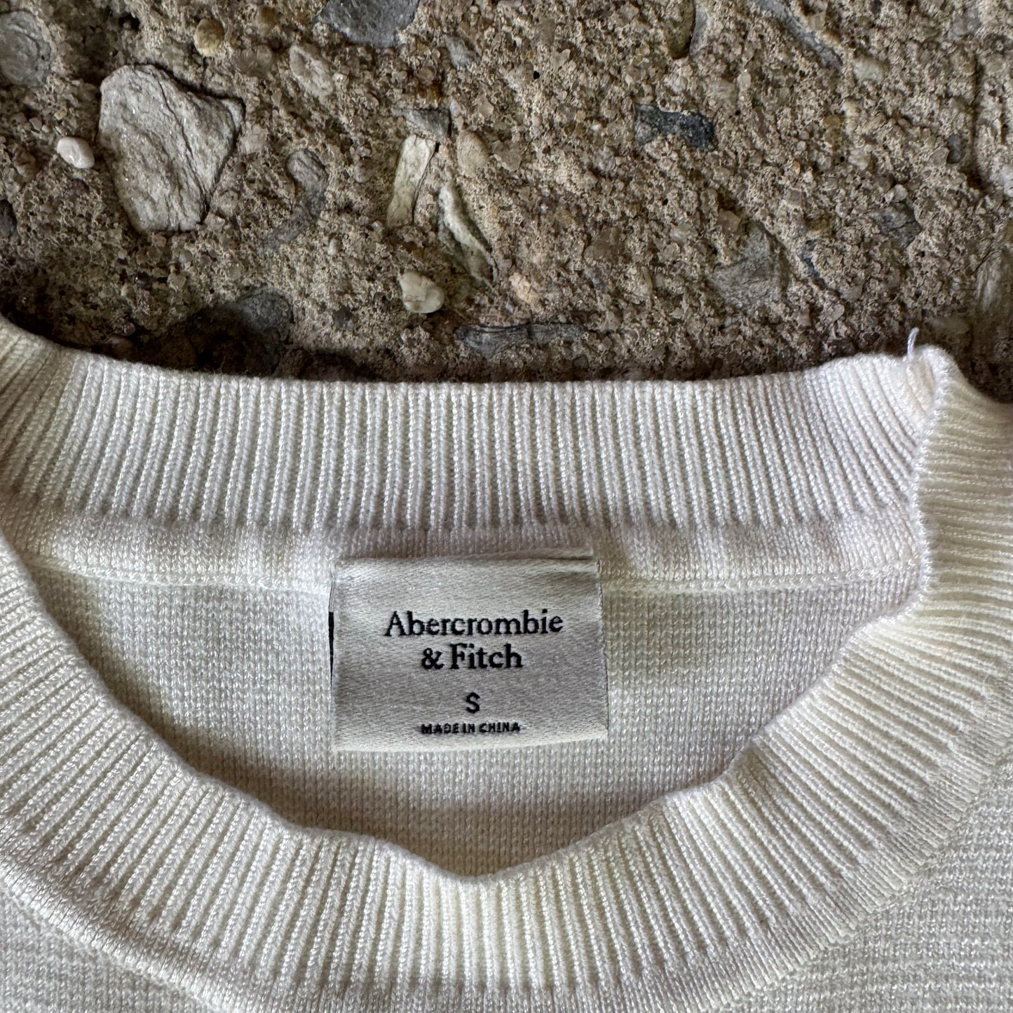 Abercrombie & Fitch Long Sleeve Crew Corset Sweater Bodysuit