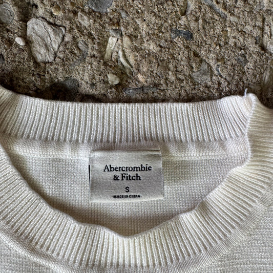 Abercrombie & Fitch Long Sleeve Crew Corset Sweater Bodysuit