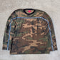 Supreme Tape Stripe Pique Long Sleeve Top