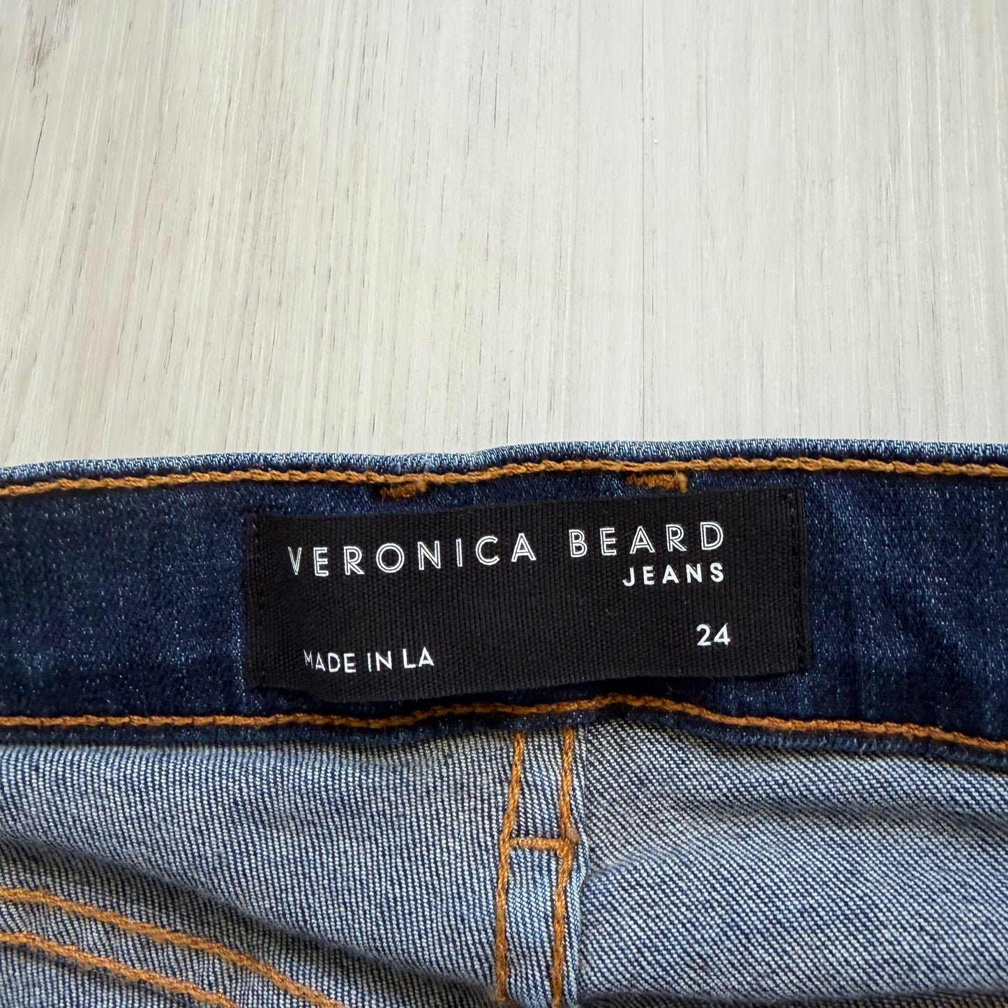 Veronica Beard Beverly Skinny Flare High Rise Jeans