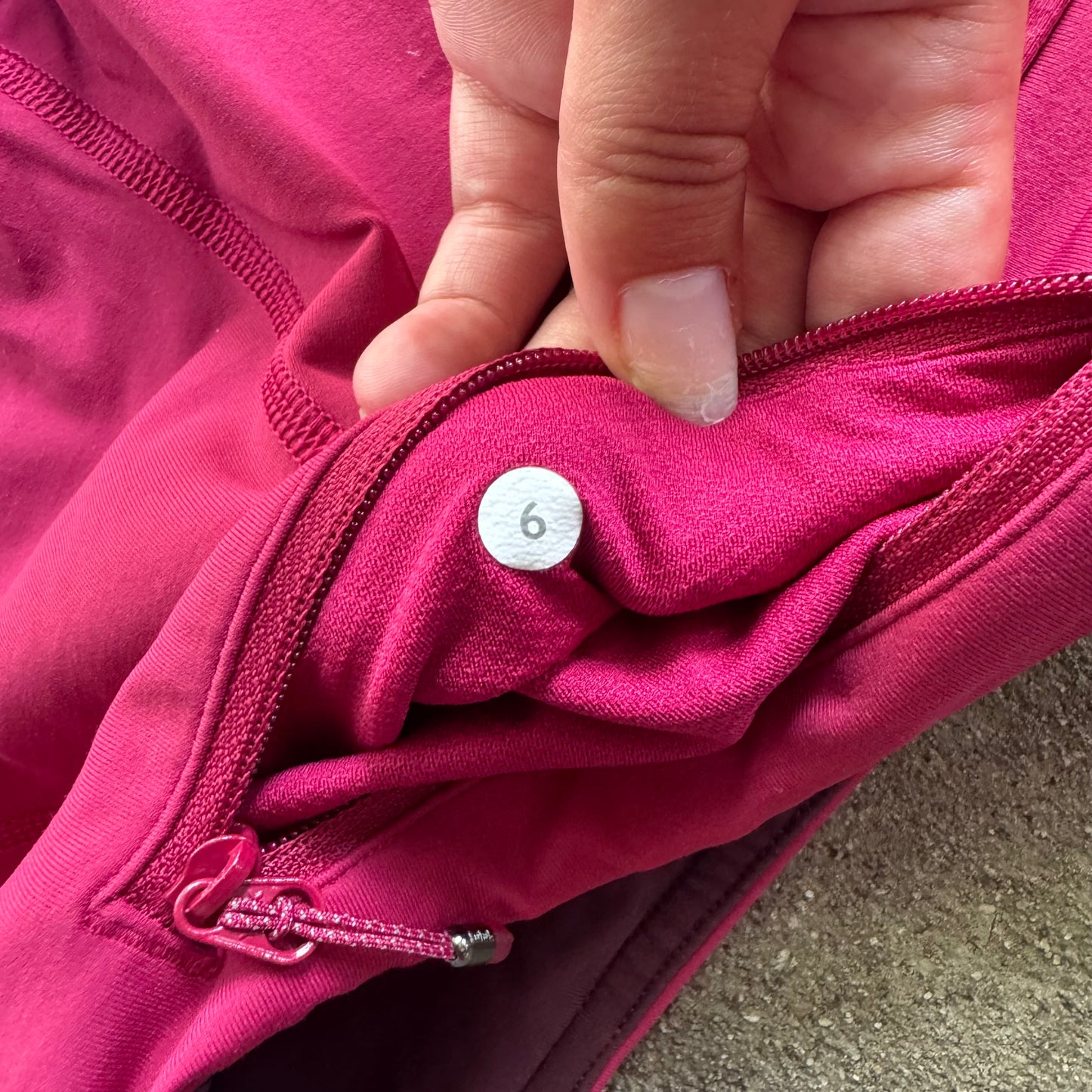 Lululemon Pace Rival Crop Leggings Berry Rumble