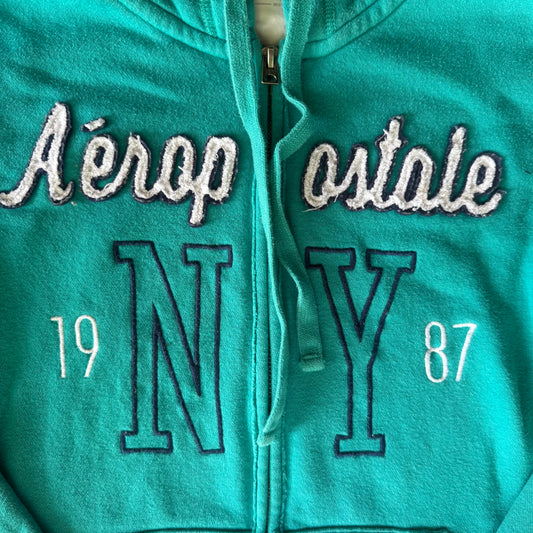 Y2K Aeropostale Zip Up Hoodie