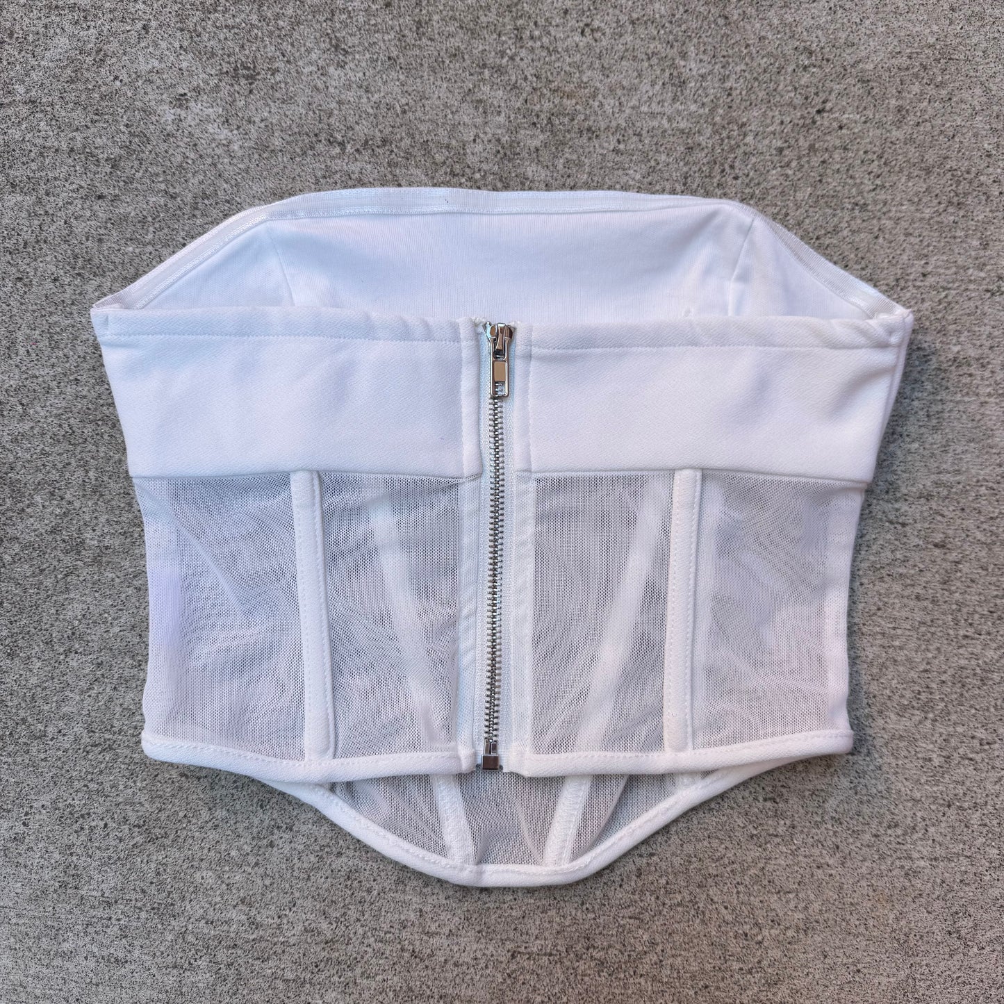 Princess Polly Elin Strapless Top White