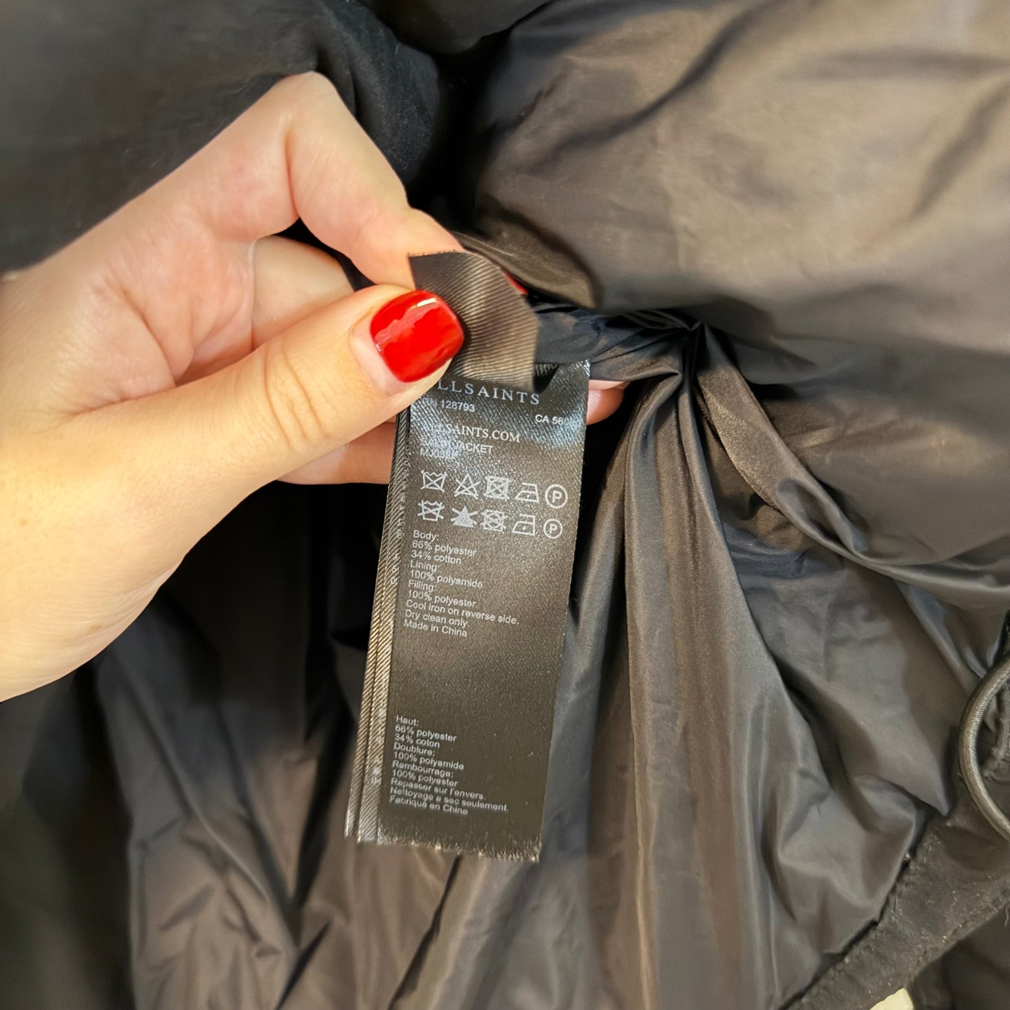 ALLSAINTS Saldi Puffer Jacket