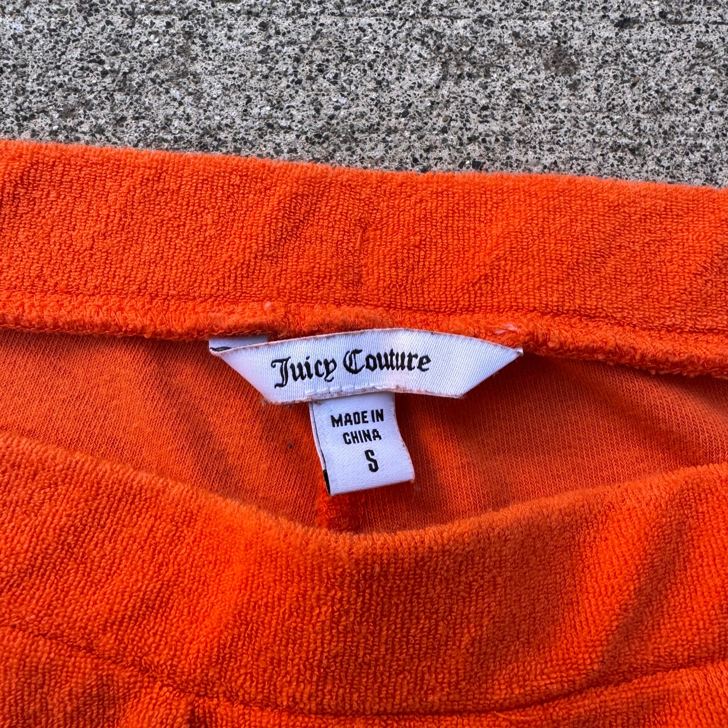 Y2K Juicy Couture Rhinestone Terrycloth Flared Pants