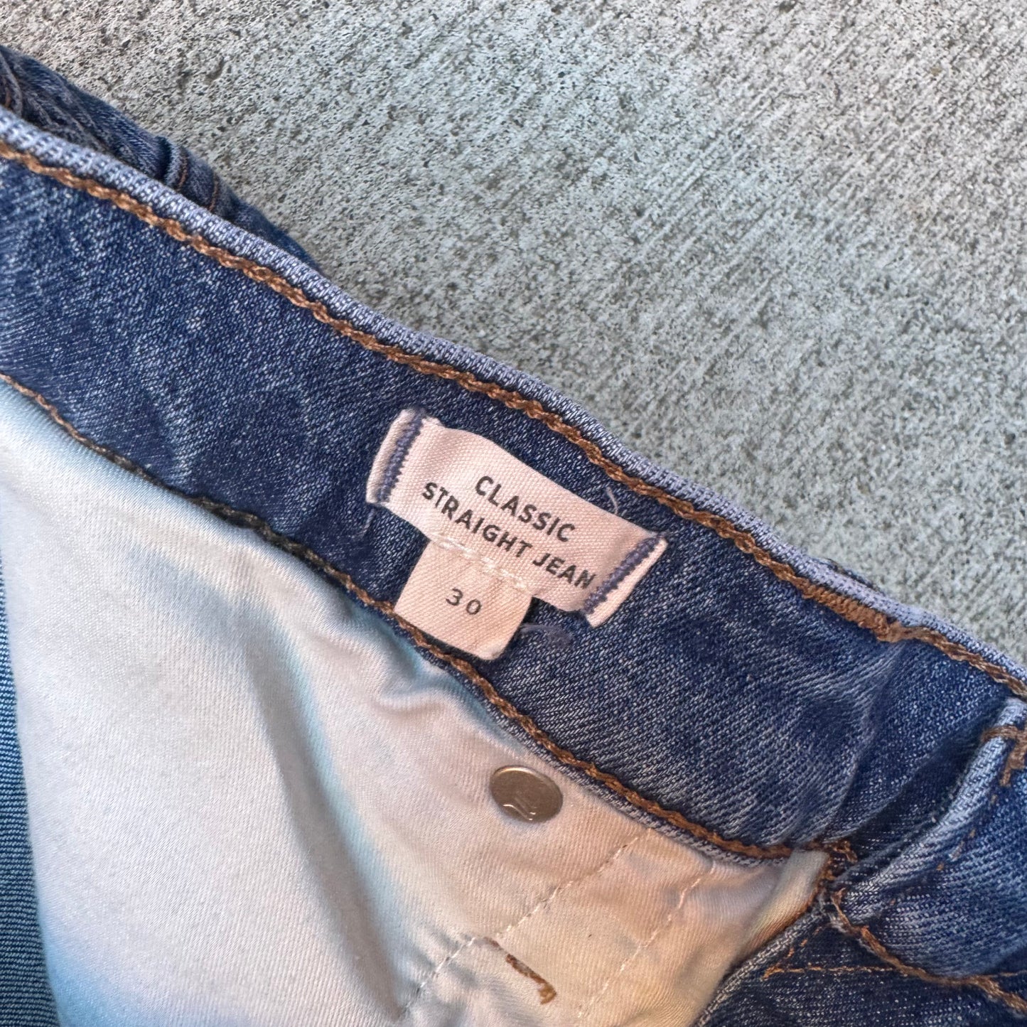 Madewell Classic Straight Jean