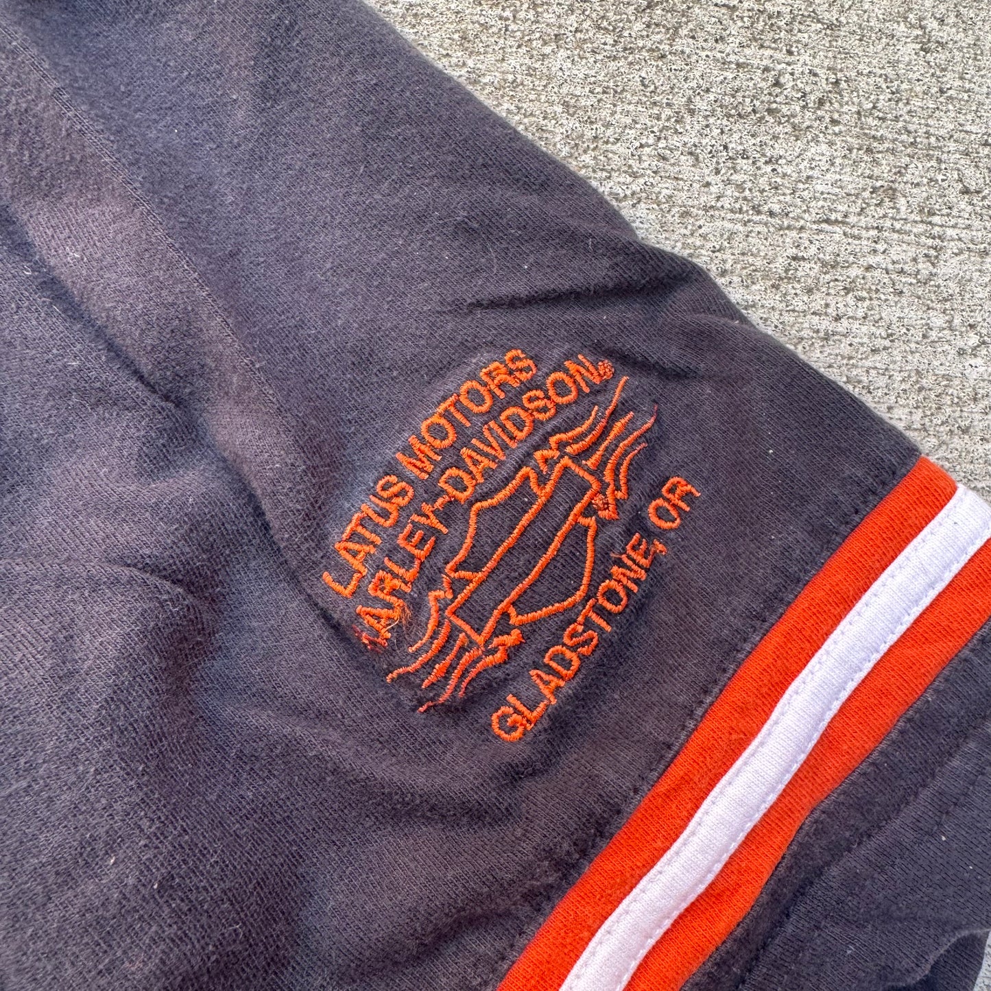 Harley Davidson Embroidered T-Shirt