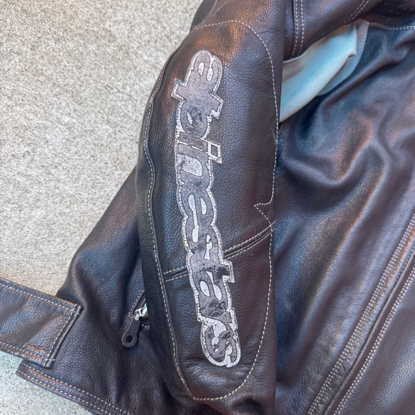 Alpinestars Leather Padded Jacket