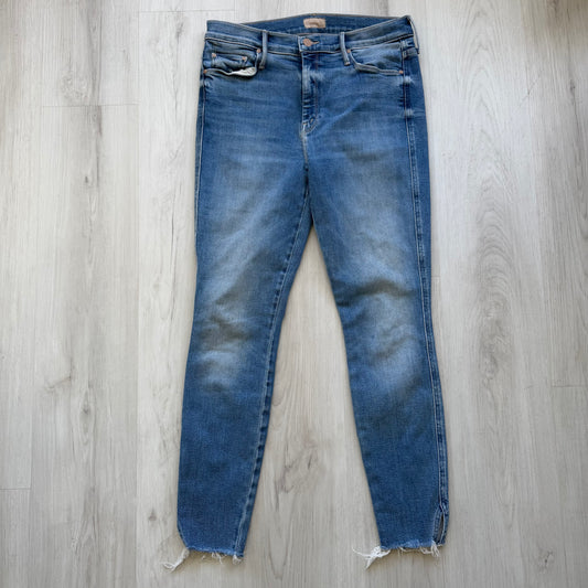 Mother High Waisted Vamp Fray Jeans