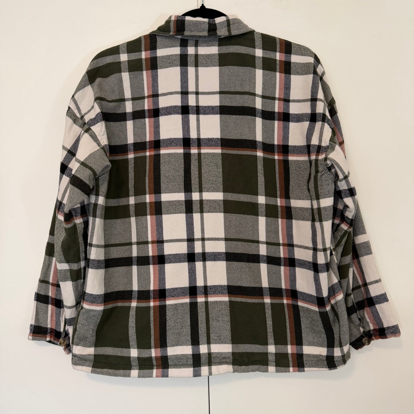 Madewell Bromley Green Flannel Button Down