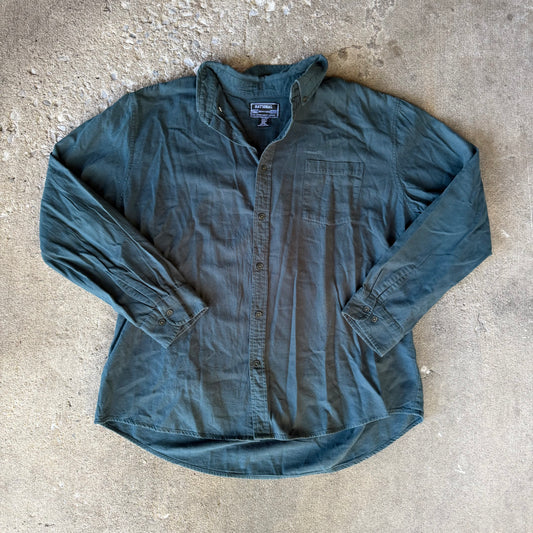 Forest Green Button Up