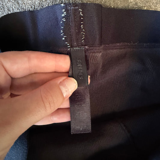 Skims Cotton Rib Boxer Soot