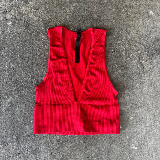 Urban Outfitters Hailey Seamless Plunge Tank Top