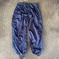 Edikted Navy Nylon Baggy Parachute Pants