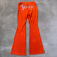Y2K Juicy Couture Rhinestone Terrycloth Flared Pants