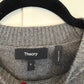 Theory Airy Wool Cashmere Button Tunic Sweater