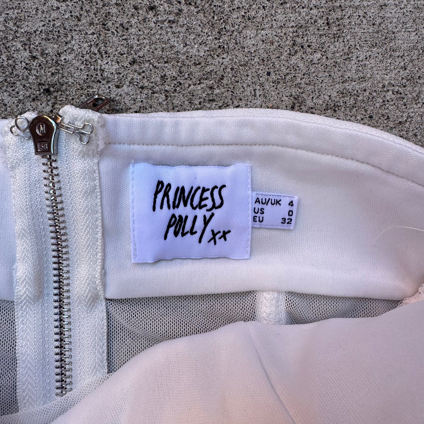 Princess Polly Elin Strapless Top White