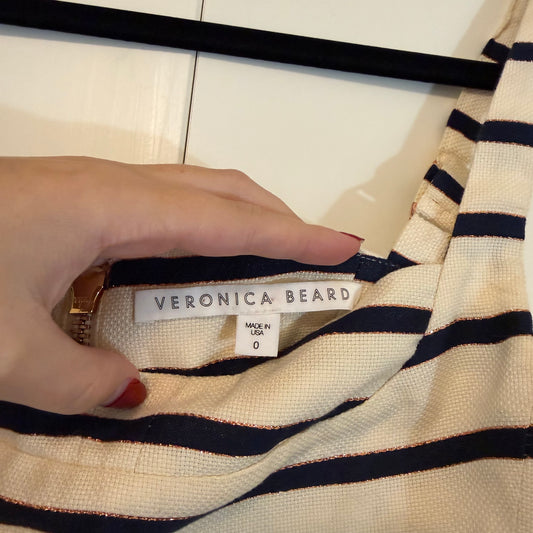 Veronica Beard Gina Striped Bustier Top