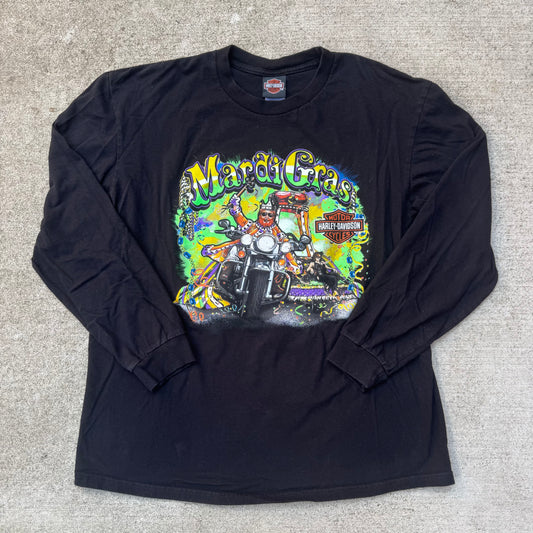 Harley Davidson Mardi Gras Long Sleeve
