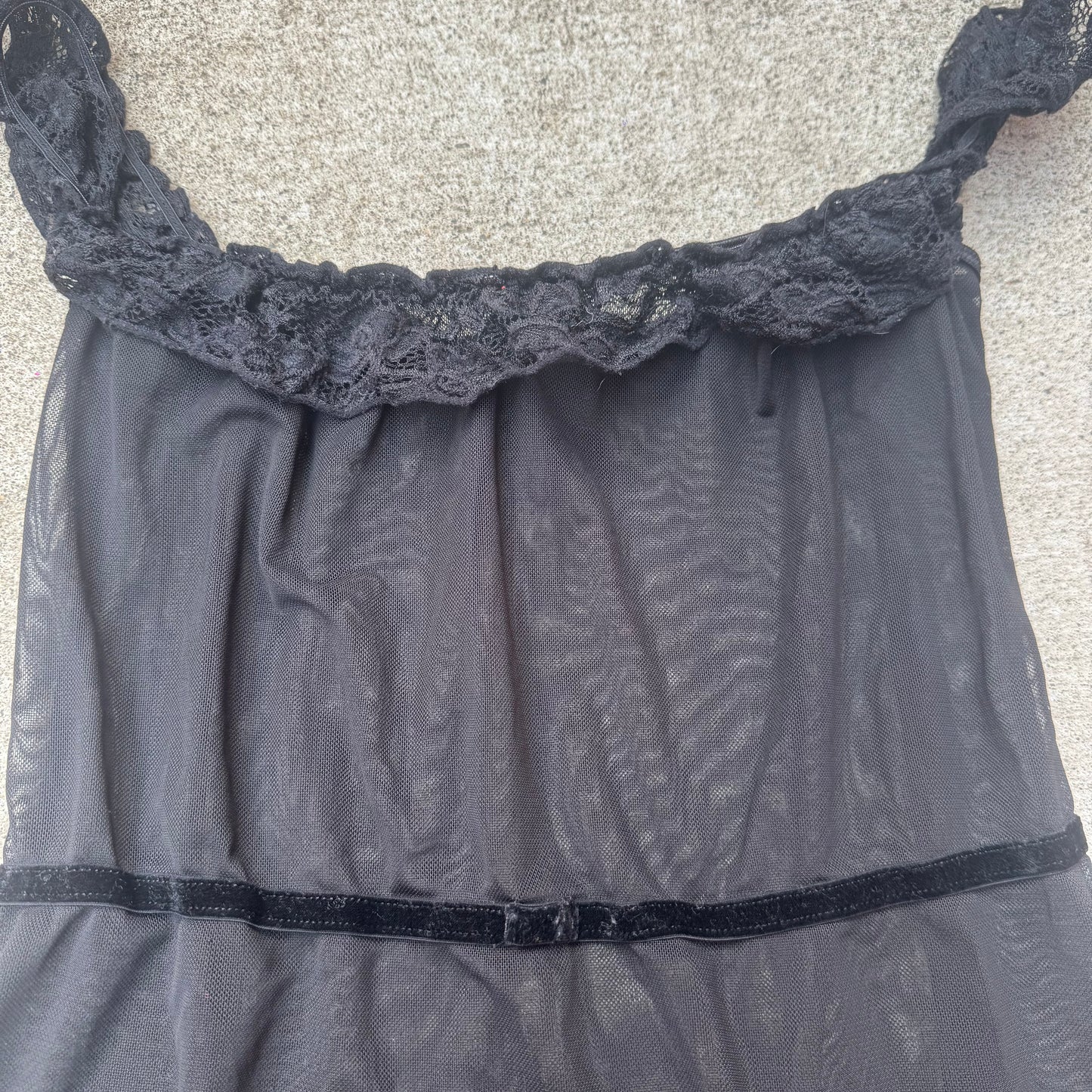 Y2K Mesh Top