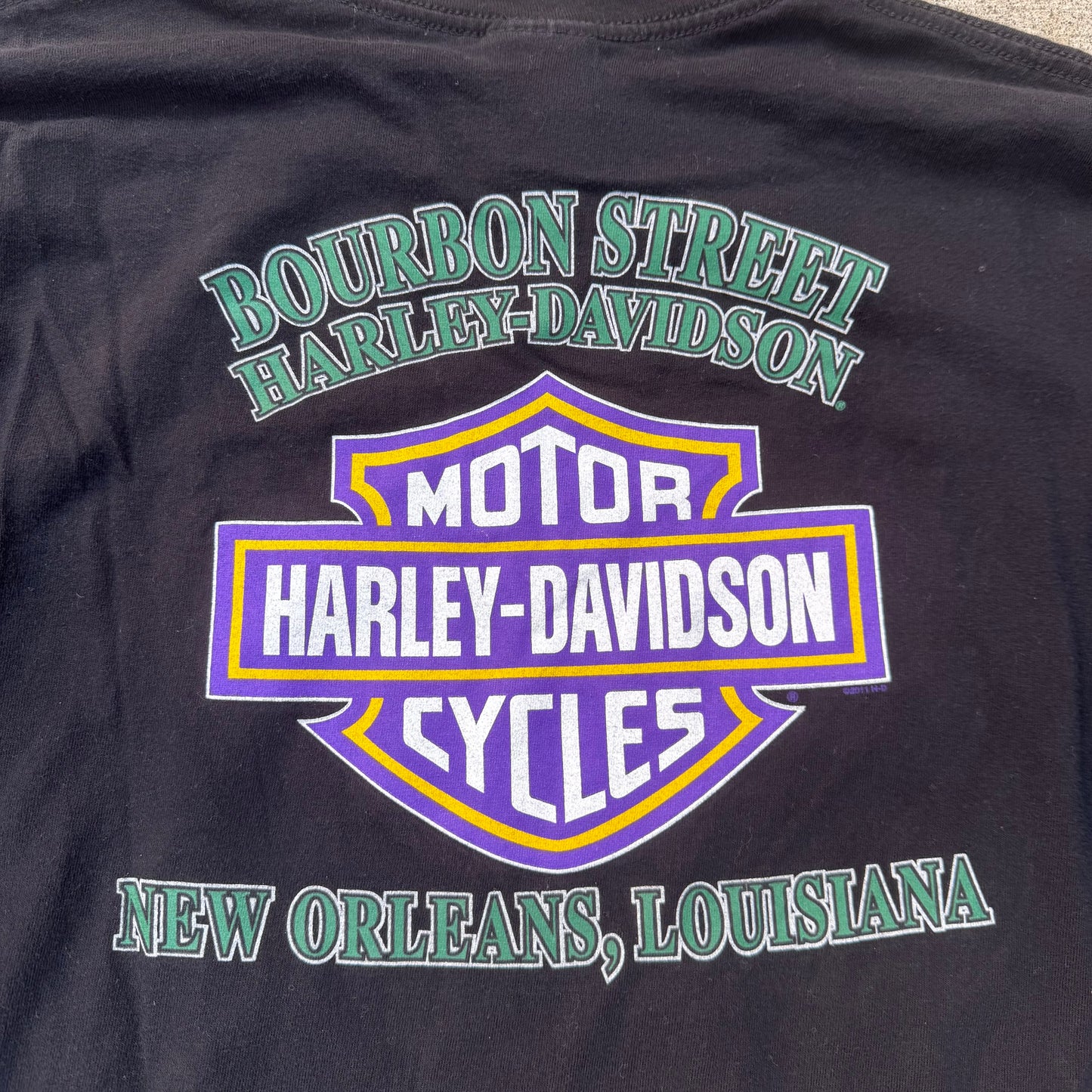 Harley Davidson Mardi Gras Long Sleeve
