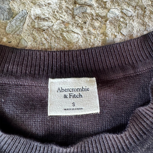 Abercrombie & Fitch Long Sleeve Crew Corset Sweater Bodysuit