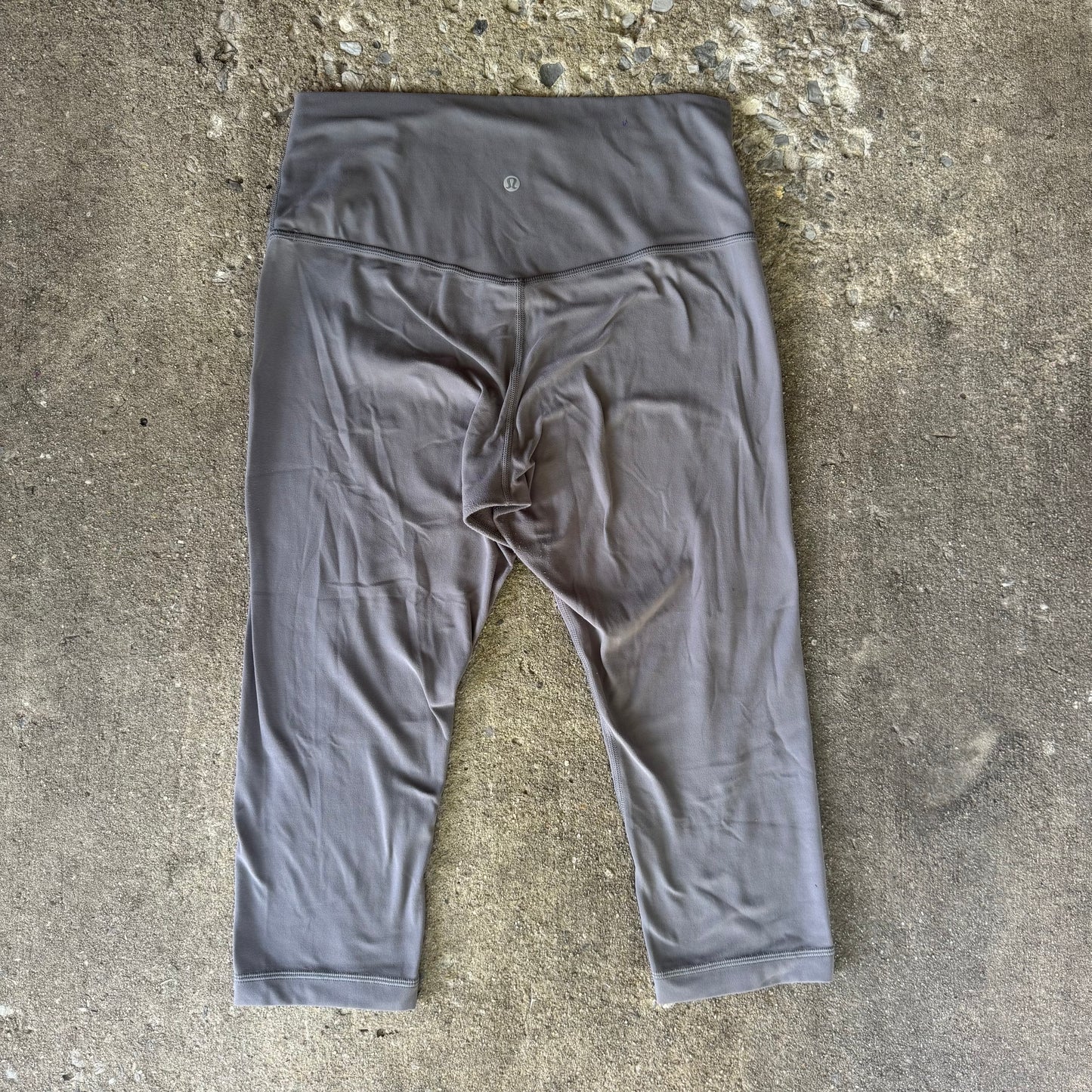 Grey Lululemon Align Crop Leggings 21”