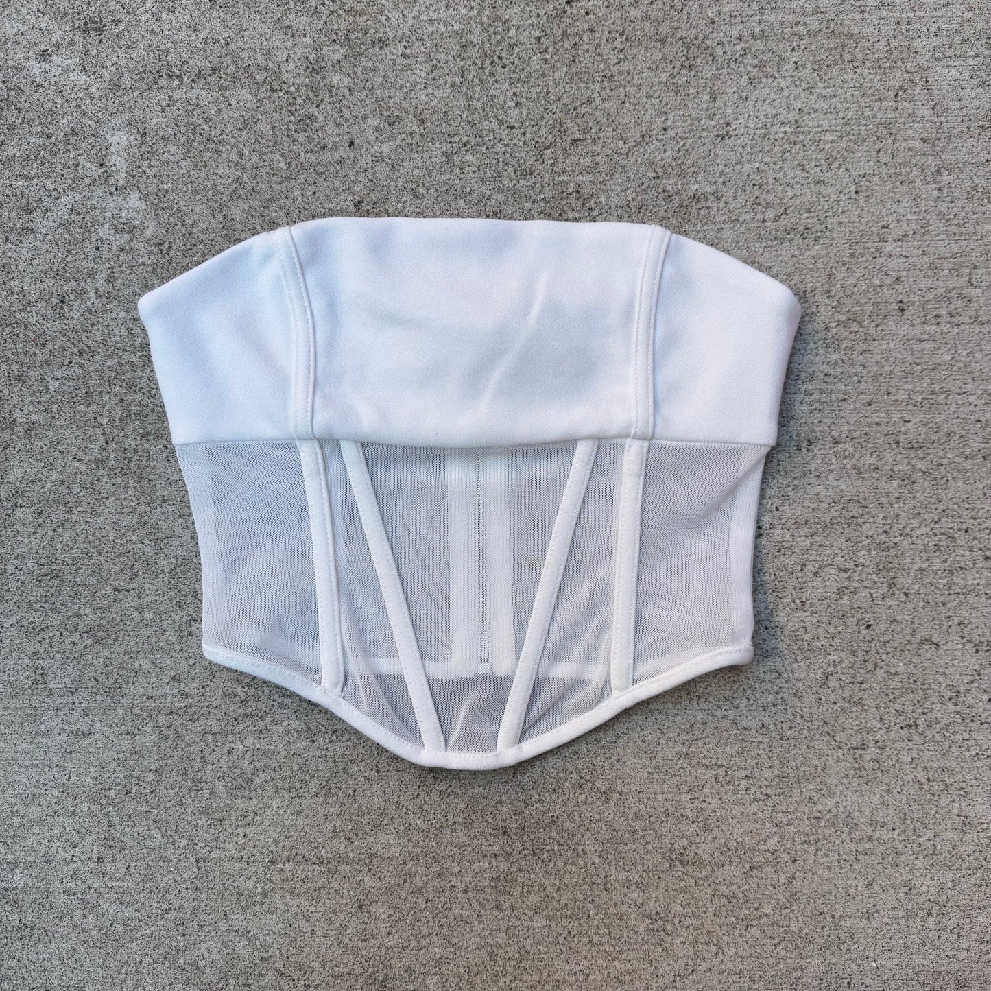 Princess Polly Elin Strapless Top White