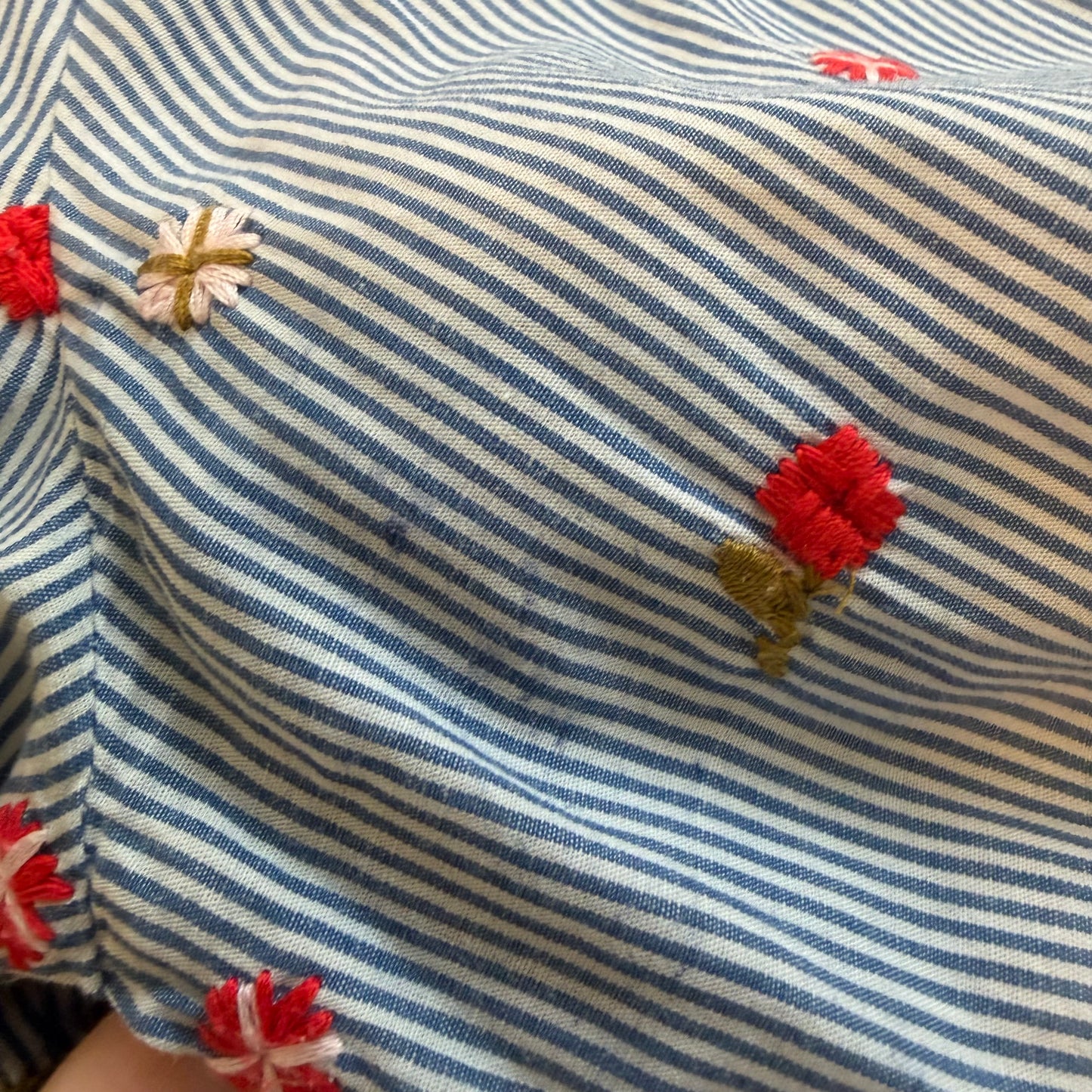 Maeve Embroidered Button Down