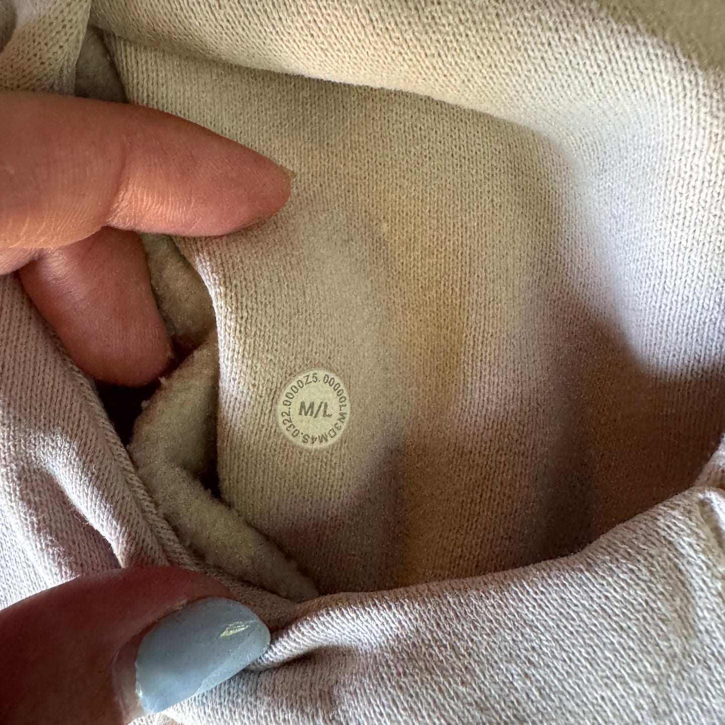 Cream Lululemon Scuba Oversized Half Zip Hoodie